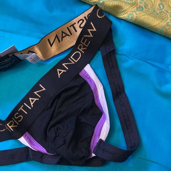 🐬Andrew Christian Trophy Boy Black Jock - Picture 6 of 6